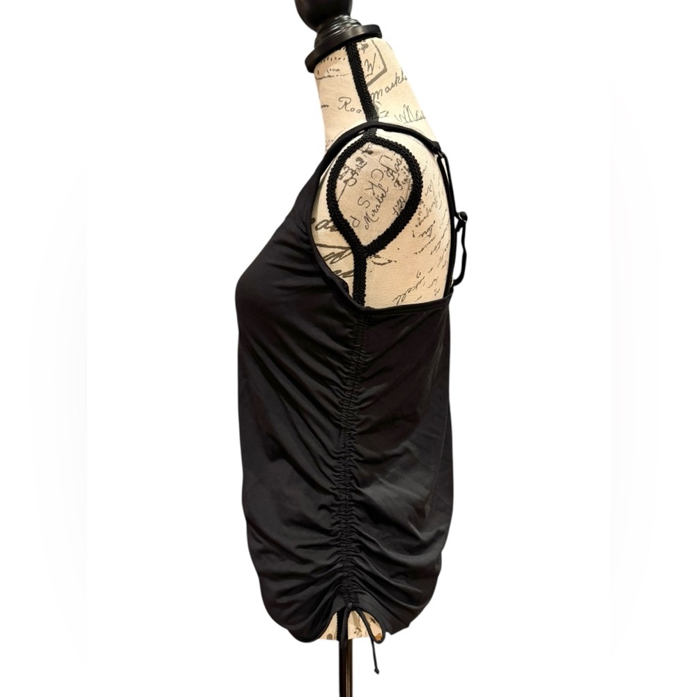Land’s End Tankini and Swim Skirt Size 12 Black - Picture 6 of 16